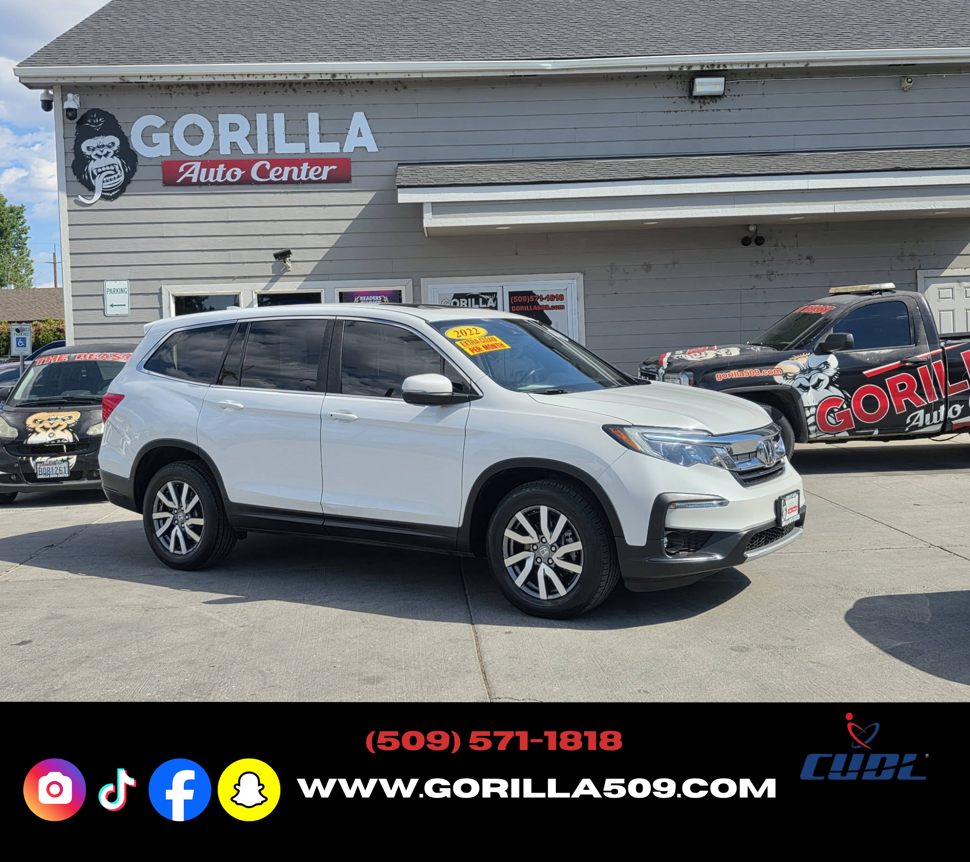 Used 2022 Honda Pilot AWD EX-L image 1