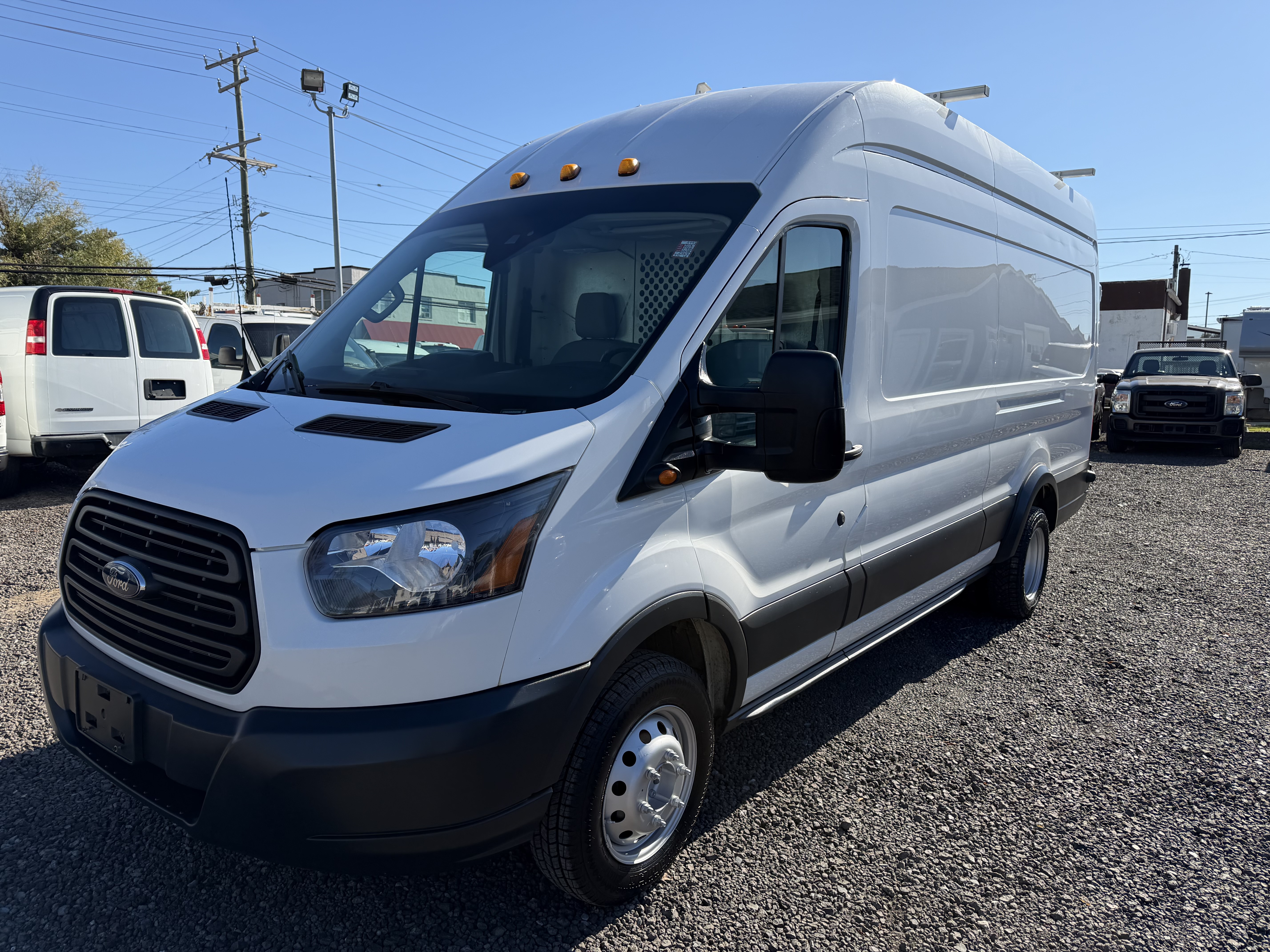 Used 2018 Ford Transit 350 148 High Roof Extended DRW RWD image 1