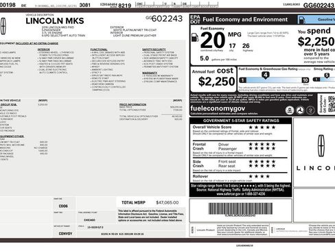 Used 2016 Lincoln MKS Elite image 31