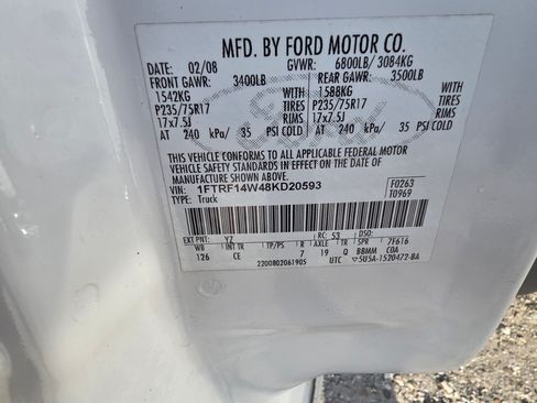 Used 2008 Ford F150 XL image 13