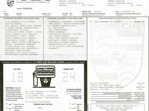 Used 1989 Porsche 911 Carrera image 81