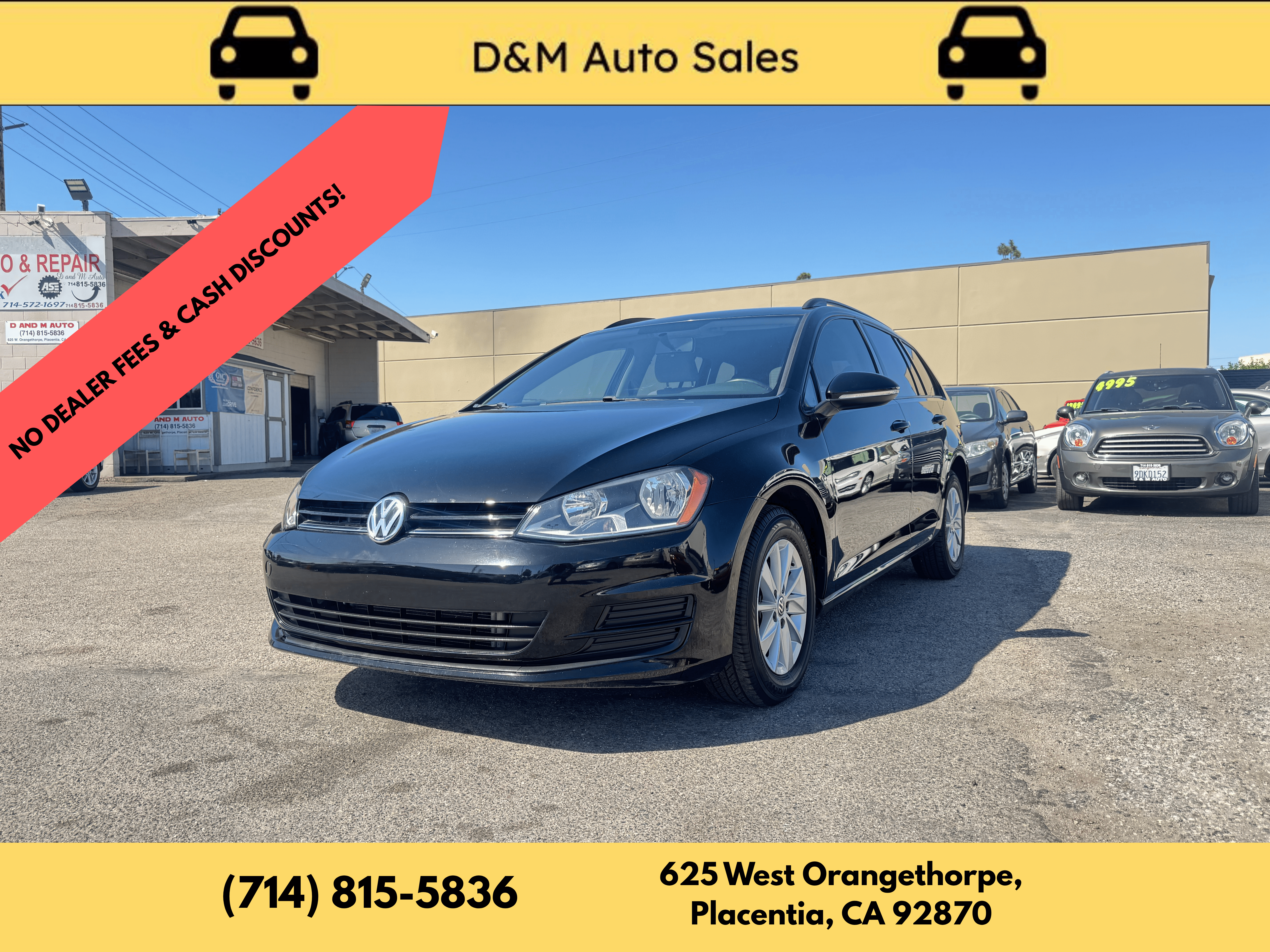 Used 2017 Volkswagen Golf SportWagen FWD image 1