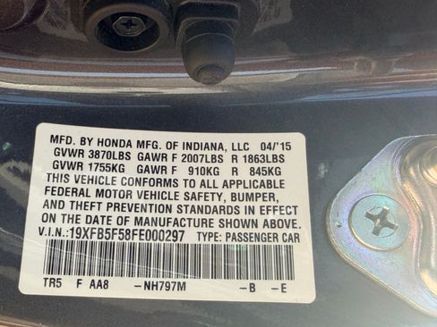 Used 2015 Honda Civic Natural Gas Sedan image 23