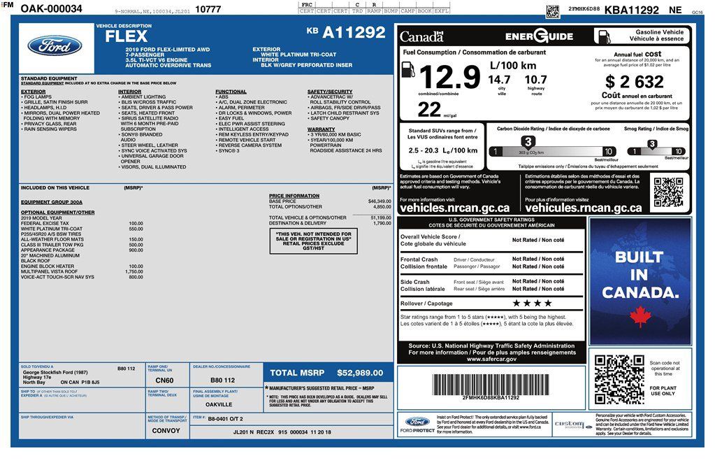 Used 2019 Ford Flex AWD Limited image 26