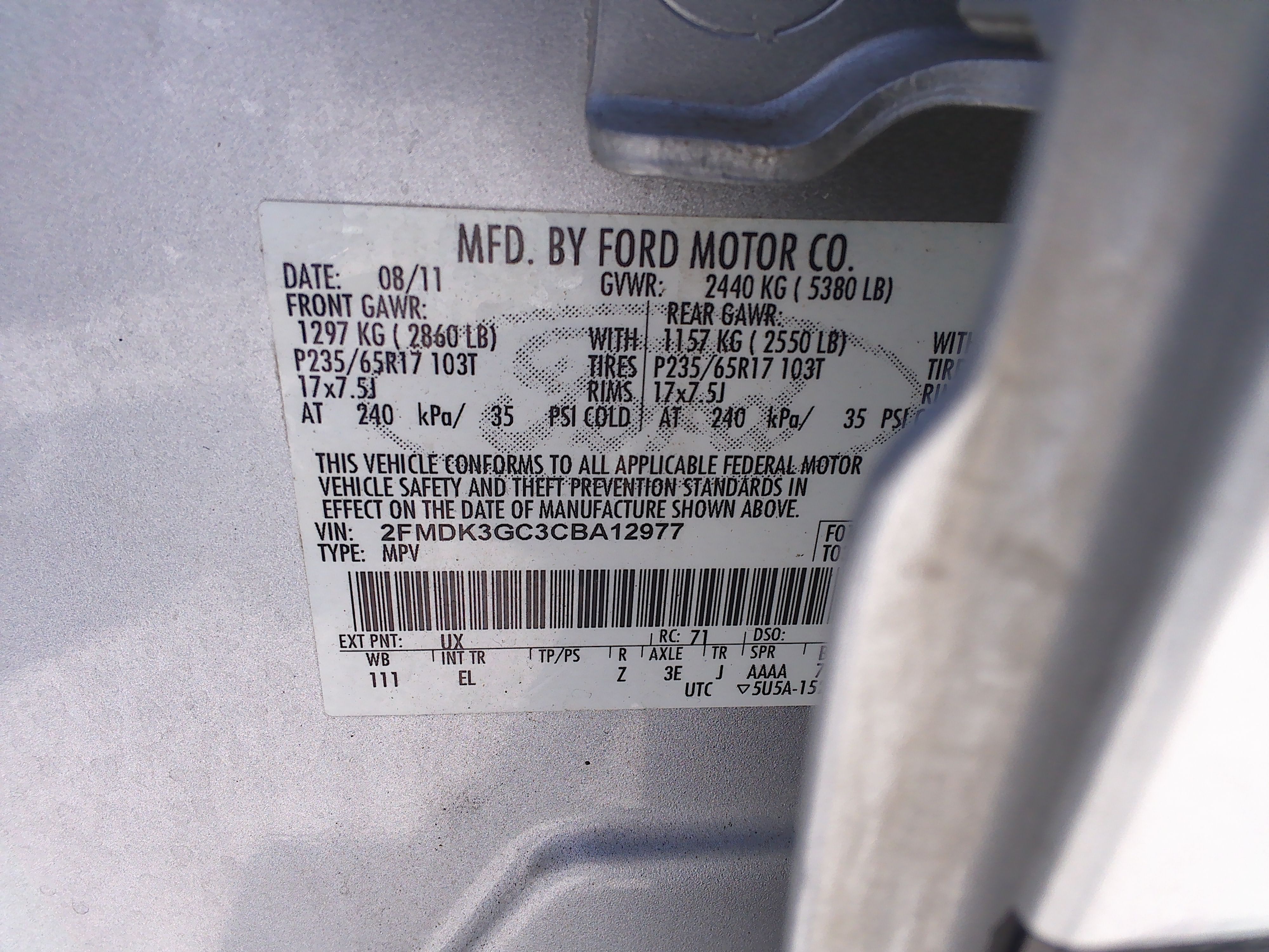 Used 2012 Ford Edge SE FWD image 36