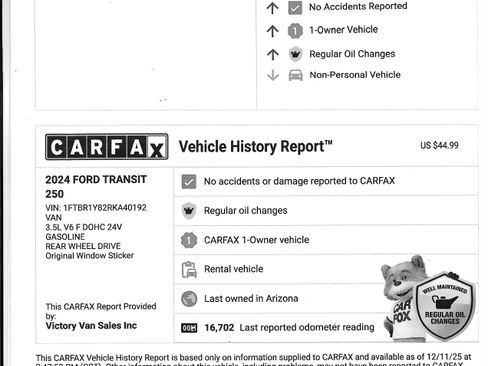 Used 2024 Ford Transit 250 XL image 2