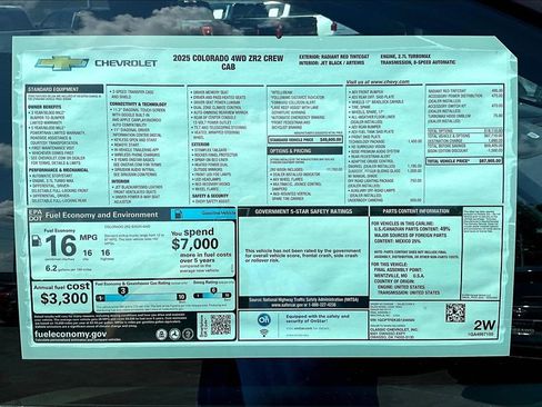 New 2025 Chevrolet Colorado ZR2 image 14