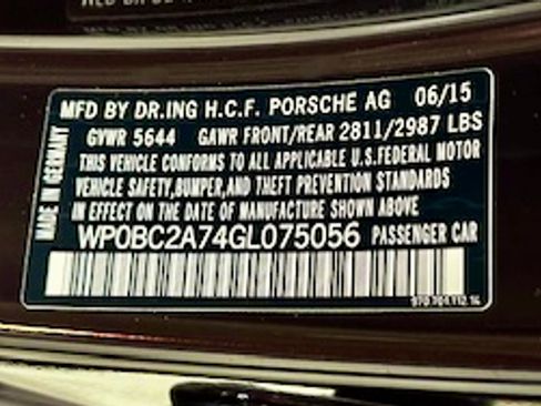 Used 2016 Porsche Panamera Exclusive Series image 32