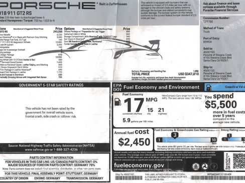 Used 2018 Porsche 911 GT2 RS image 34