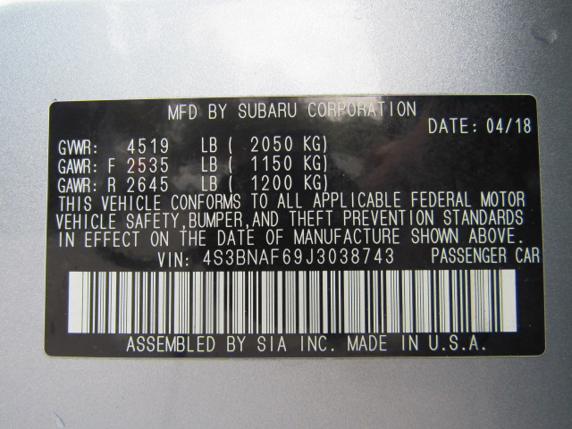 Used 2018 Subaru Legacy 2.5i Premium AWD/4WD image 27