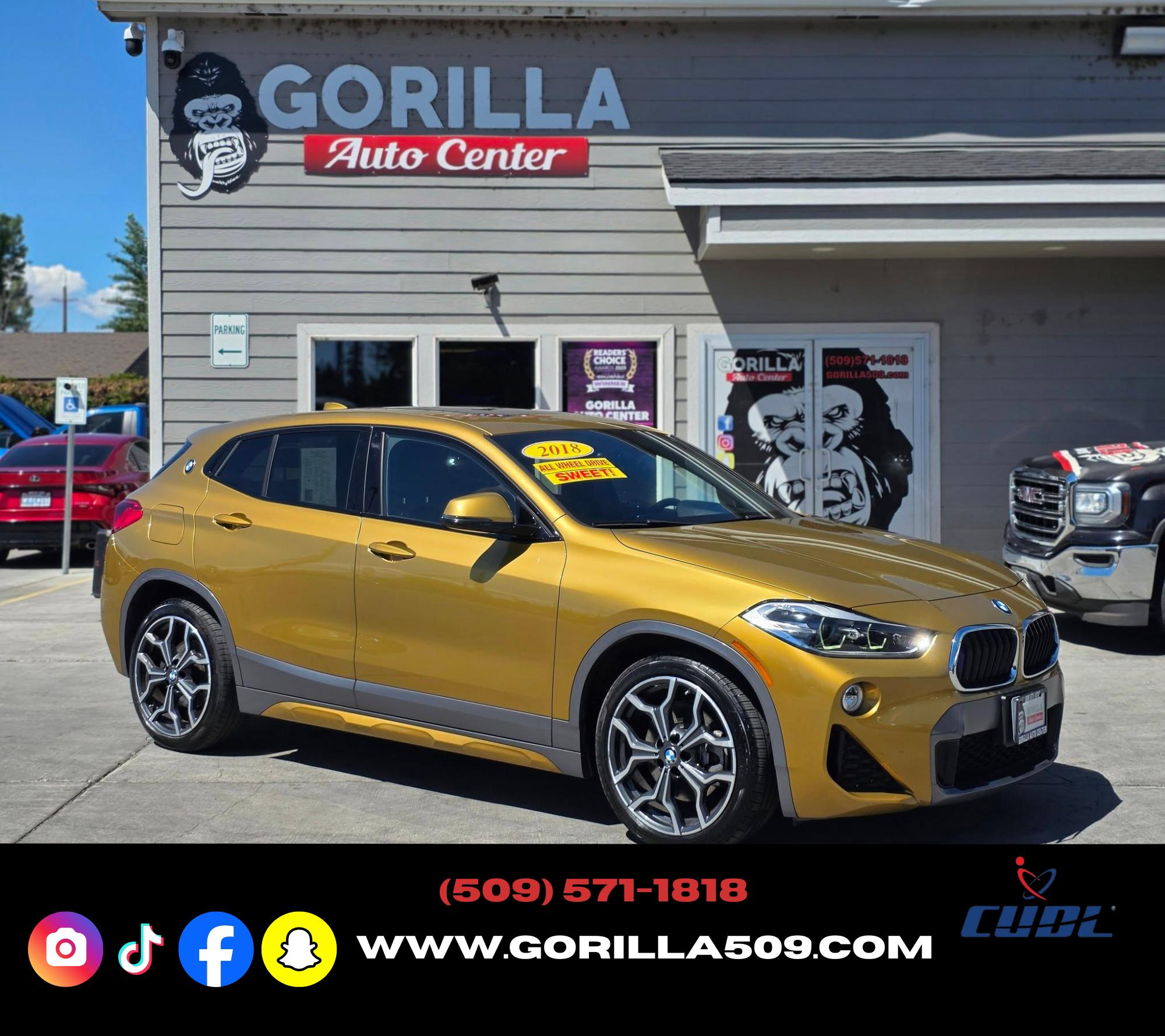 Used 2018 BMW X2 xDrive28i AWD/4WD image 1