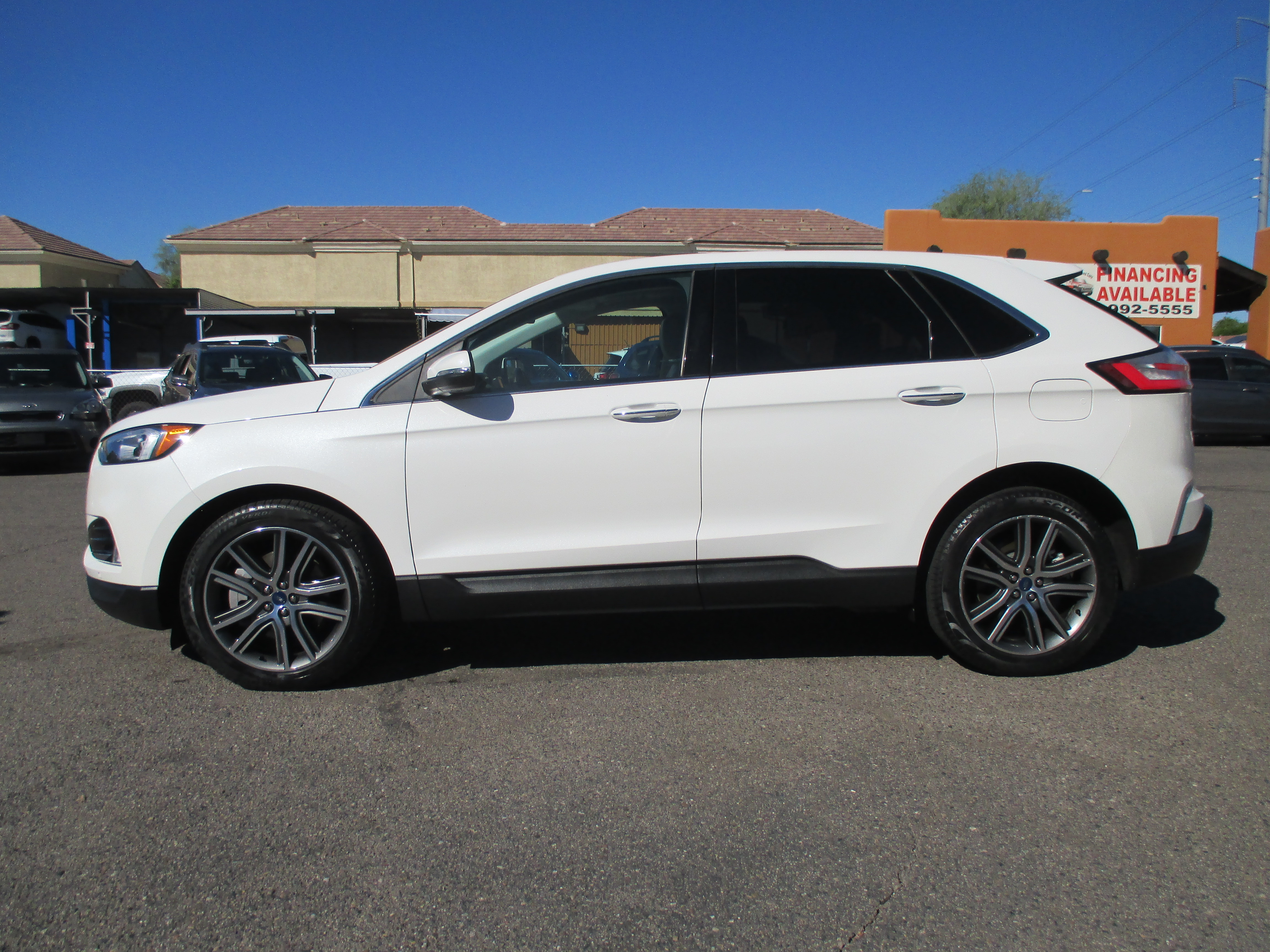 Used 2021 Ford Edge Titanium Sport Utility 4D AWD/4WD image 1