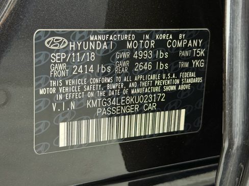 Used 2019 Genesis G70 3.3T Advanced image 37