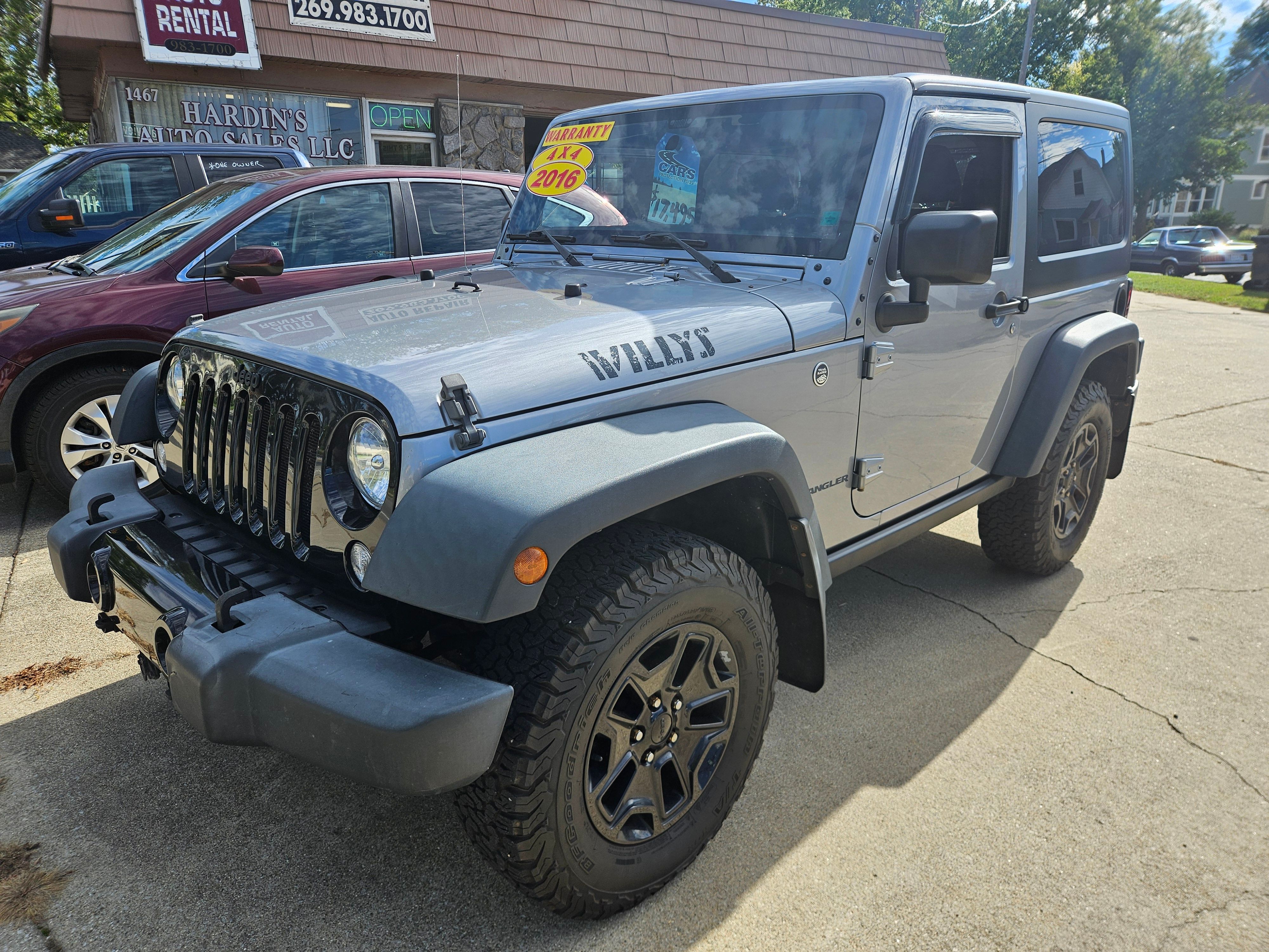 Used 2016 Jeep Wrangler Willys Wheeler AWD/4WD image 3