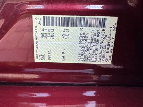 Used 2016 Nissan Maxima SR FWD image 8