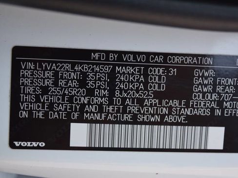 Used 2019 Volvo XC60 T6 Inscription image 83