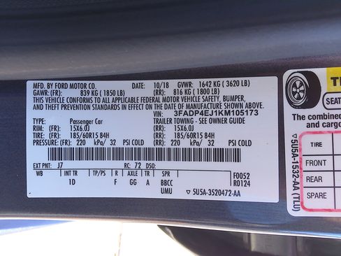 Used 2019 Ford Fiesta SE FWD image 38