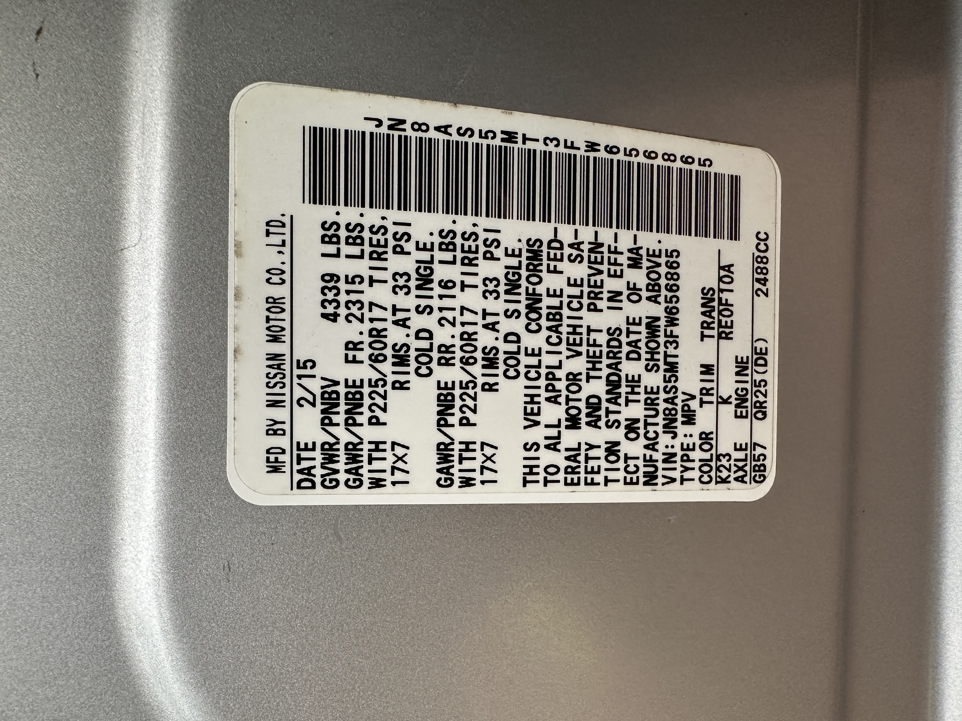 Used 2015 Nissan Rogue Select FWD S image 8