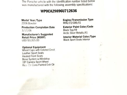 Used 2006 Porsche Boxster image 34