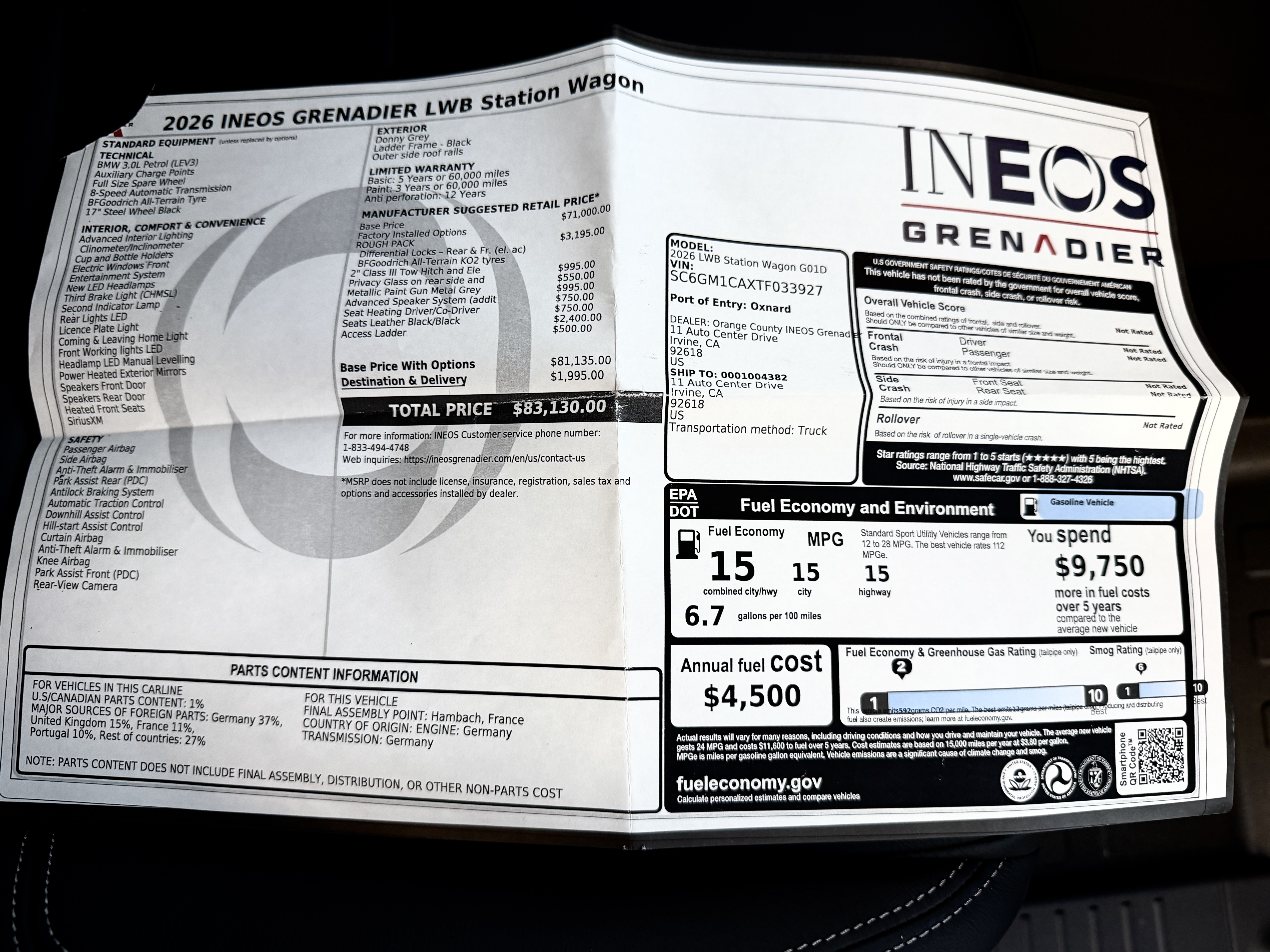 Used 2026 INEOS Grenadier Station Wagon AWD/4WD image 22