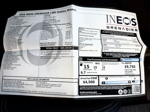 Used 2026 INEOS Grenadier AWD/4WD image 22