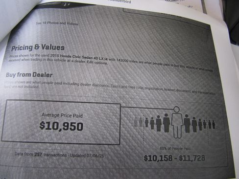 Used 2015 Honda Civic LX image 18