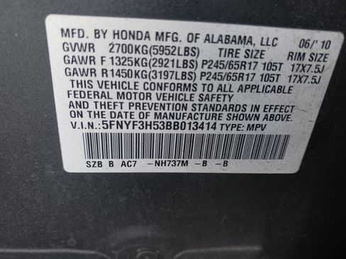 Used 2011 Honda Pilot EX-L image 16