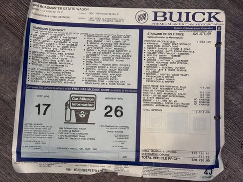 Used 1996 Buick Roadmaster Estate image 58