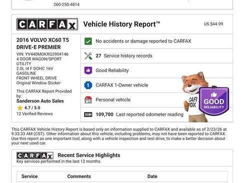 Used 2016 Volvo XC60 T5 Premier image 17