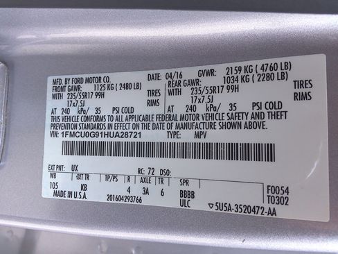 Used 2017 Ford Escape SE FWD image 43