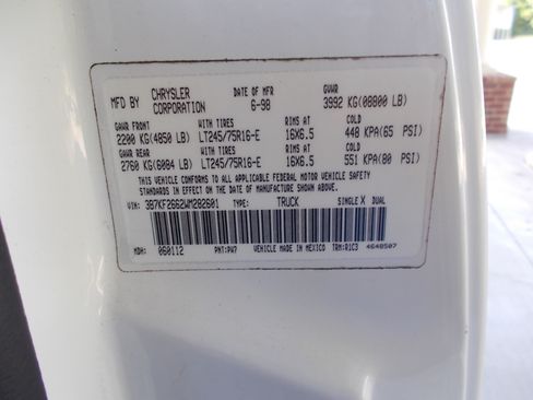 Used 1998 Dodge Ram 2500 Truck AWD/4WD image 61