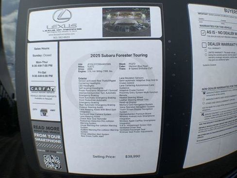 Used 2025 Subaru Forester Touring image 26