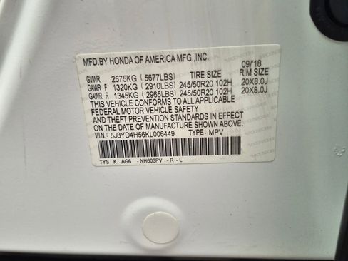 Used 2019 Acura MDX image 45