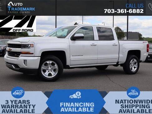 Used 2017 Chevrolet Silverado 1500 4x4 Crew Cab LT w/ Z71 image 1