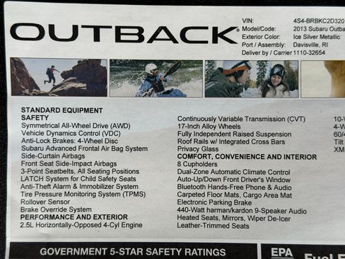 Used 2013 Subaru Outback 2.5i Limited image 67