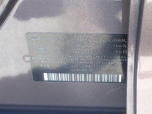 Used 2016 Hyundai Sonata SE image 37