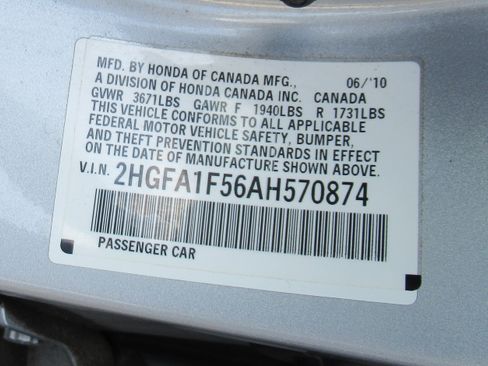 Used 2010 Honda Civic LX Sedan image 16