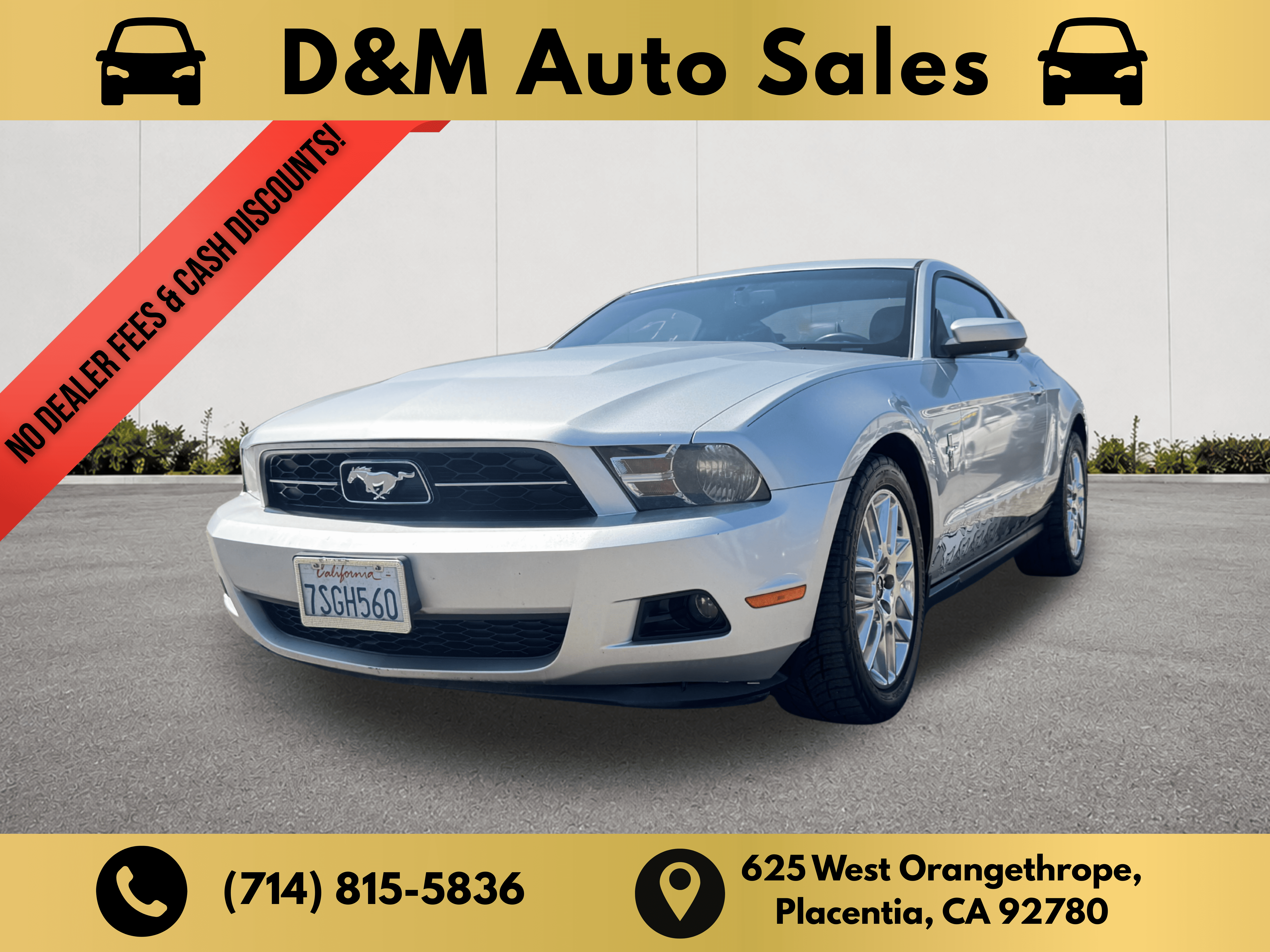 Used 2012 Ford Mustang Coupe RWD image 1