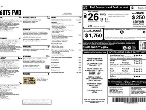 Used 2016 Volvo XC60 T5 Premier image 27