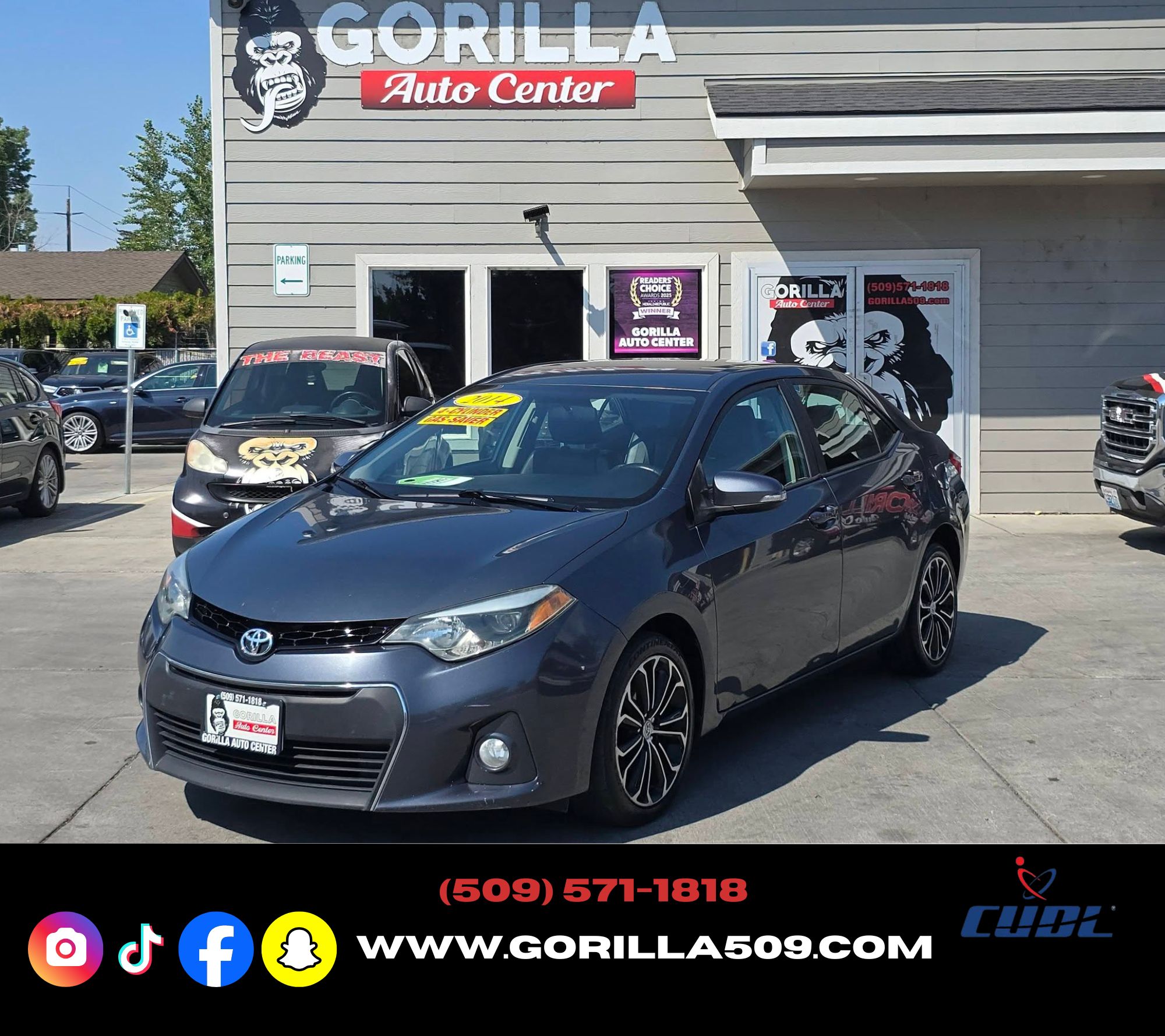 Used 2014 Toyota Corolla S Plus FWD image 3