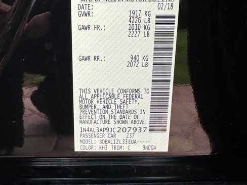 Used 2018 Nissan Altima 2.5 SL image 9