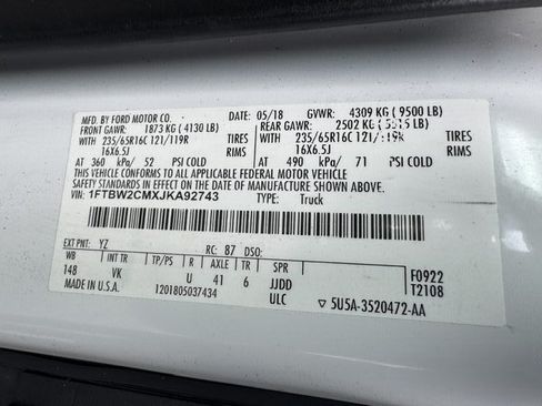 Used 2018 Ford Transit 350 148 Medium Roof RWD image 18