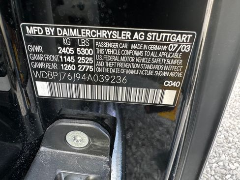 Used 2004 Mercedes-Benz CL 600 image 15