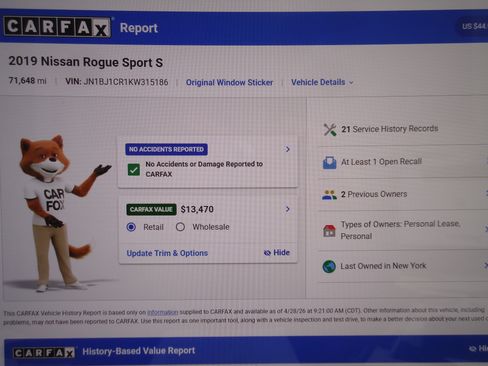 Used 2019 Nissan Rogue Sport AWD S image 20