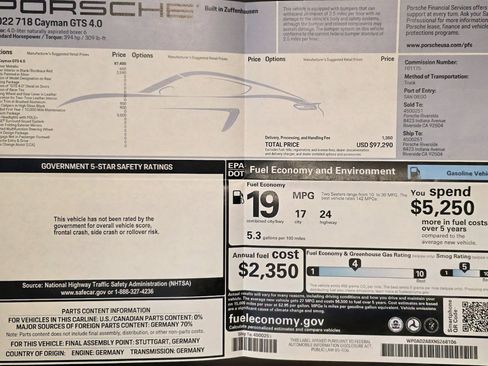 Used 2022 Porsche 718 Cayman GTS image 3