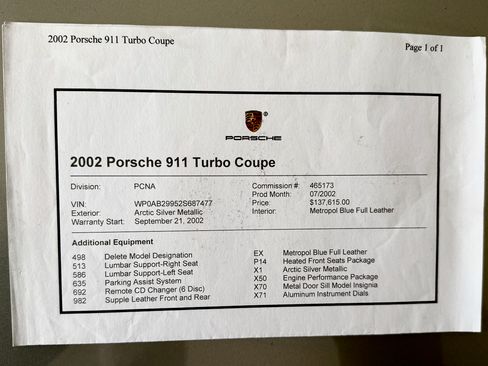 Used 2002 Porsche 911 Turbo AWD/4WD image 30