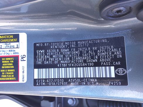 Used 2012 Toyota Camry LE image 41