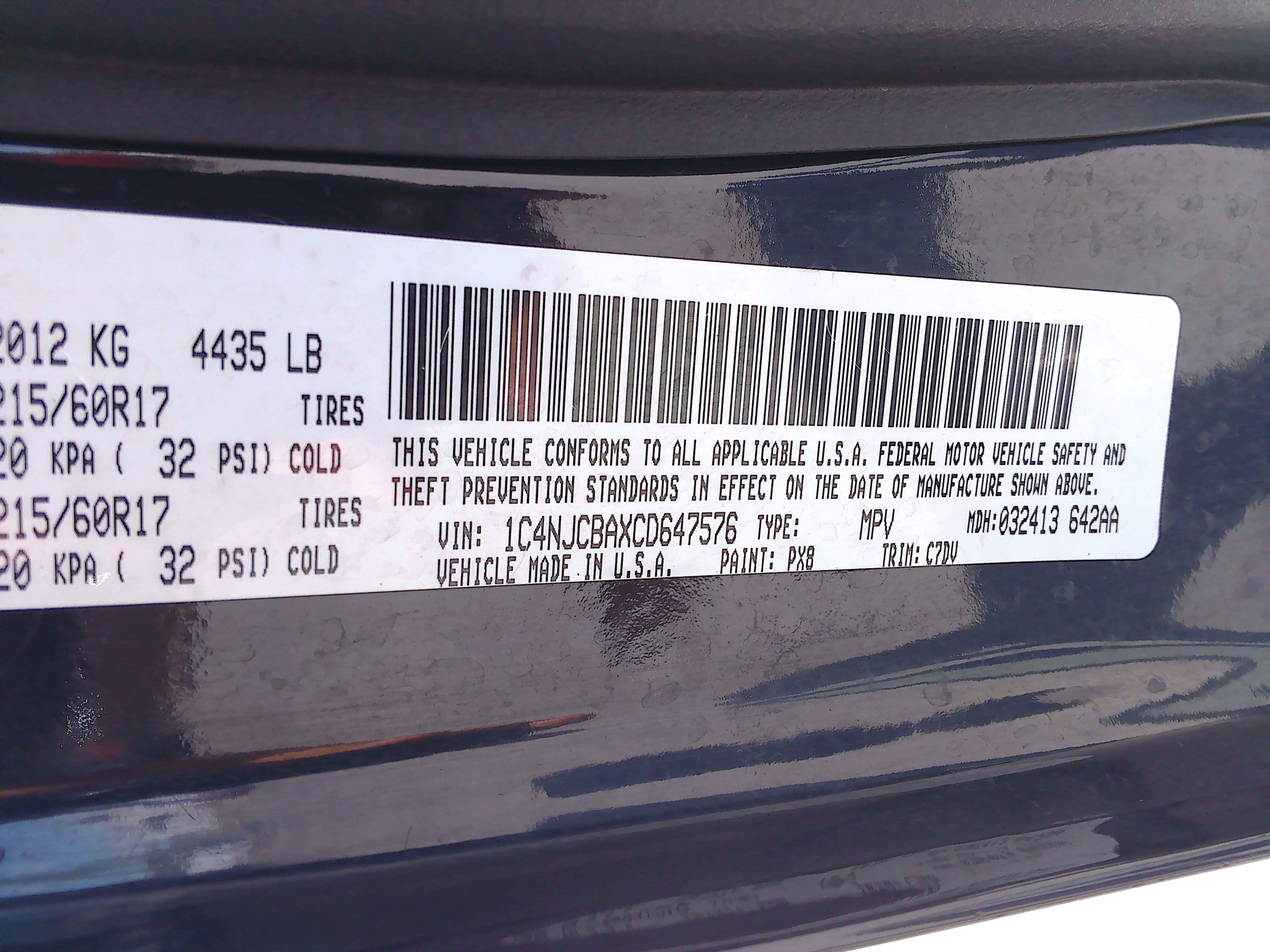 Used 2012 Jeep Compass Sport FWD image 36