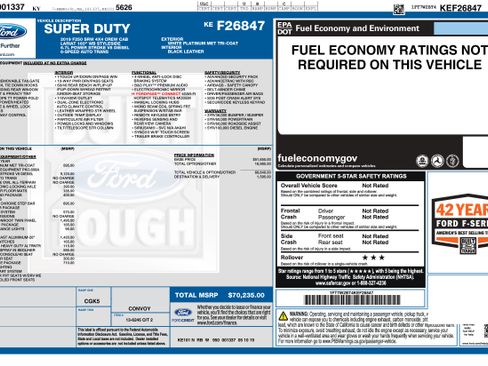 Used 2019 Ford F250 4x4 Crew Cab Super Duty image 2