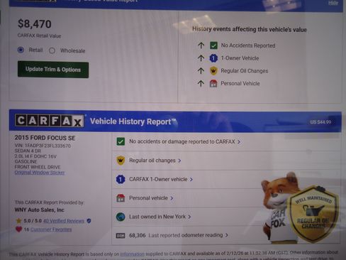 Used 2015 Ford Focus SE image 19